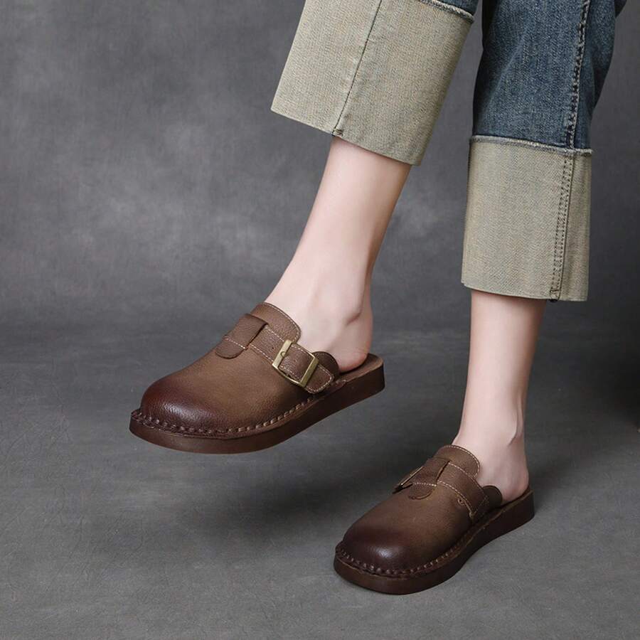 Women Walking Shoes - 淺卡其色 - 查看 1