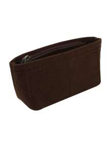 Purse Organizer Insert For Mini Bag Bag Organizer Fit Small Tote Bag Timid Bag Storage & Finishing Inner Bag Liner Handbags Insert Organizer 3 Lines Reinforcement Stitching Back To School Supplies Back To School Essentials - Beige - View 6