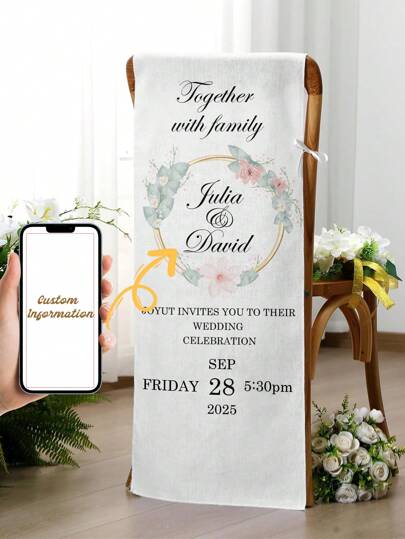 Cartel de señalización de asiento reservado para boda, evento, fiesta, conferencia - Decoración de boda tipo lino, incluye artículos de condolencia, regalos de duelo, artículos de despedida de soltera y reserva de silla alta