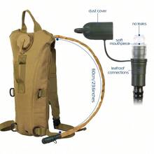 3L Hydration Pack  ,Water Bladder Adjustable ,Water Drink Backpack For Hiking Cycling Climbing Running - Khaki - View 2
