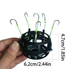 1 Set Bottom Fishing Gear, With Sharp Fish Hooks, Durable Polymer Structure, Suitable For Catfish And Freshwater Fishing - Multicolor - View 5