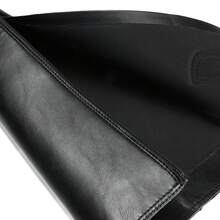 Women's Square Toe Knee High Boots Chunky Heel Side Zipper  Classic Solid Color Fashionable Y2K Party Tall Boots - 黑色 - 查看 9