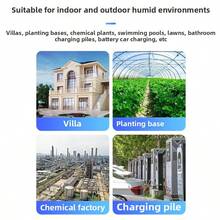 5 Way Waterproof Garage Shed Camper Van Caravan Consumer Unit Fuse Box - White - View 8