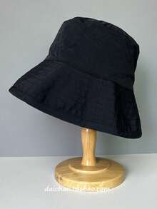 Chapéu de balde de secagem rápida de cor sólida, circunferência de cabeça grande, proteção UV, leve, versátil, chapéu de sol de aba larga