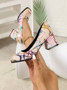 Zapatos de estilo vintage Mary Jane para mujer en talla pequeña, nuevos tacones altos de primavera, estilo coreano, bombas de cuero de talla grande, tacón cuadrado y grueso, elegantes y sexys, elegantes