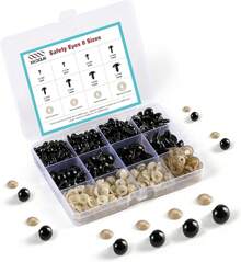 6-18 Mm, 8 Sizes Safety Eyes Crocheting, Crochet Eyes Amigurumi, Stuffed Animal Eyes Crafts