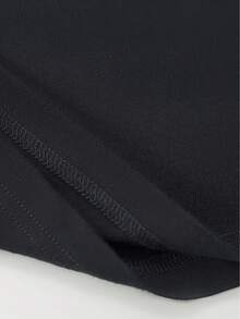 [Camiseta de motocicleta hip-hop para todas las estaciones] Ropa de motocicleta hip-hop cómoda - Una bestia solitaria, soy camiseta de cuello redondo de mangas cortas para todas las estaciones - 180g - Negro - Ver 6