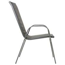 Stacking Chairs - CanopyBlackFrameAnthracite - View 6