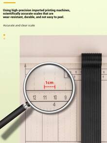 1个A4/B5/A5/B6/B7多尺寸裁纸刀，方便锋利，一次最多可裁切12张纸，也适用于裁切照片、塑料和皮革，是返校、圣诞节、圣诞剪纸、圣诞包装等场合必备的艺术工具和学习用品。 - 彩色 - 查看 6