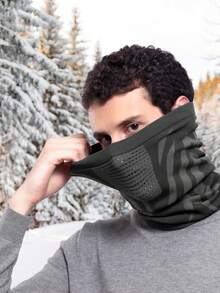 1pc Winter Neck Warmer Gaiter Balaclava Windproof Face Mask For Ski,Snowboard,Running,Fishing
