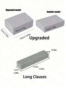 3pcs Barbecue Cleaning Bricks, Heat-Resistant Handle, Pumice Material, Cuttable, Multi-Purpose Degreasing Brush, Suitable For Barbecue, Swimming Pool, Sink, Stove, Cookware, Tableware, Kitchen, Bathroom, Home Goods, Great Christmas Gift, 1 Set - Multicolor-large - View 7