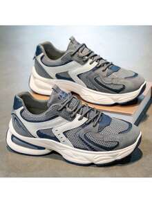 Men Chunky Shoes - F750 Black [Upgraded Version] - View 1