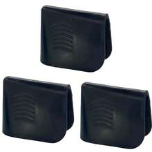 Herramienta de acabado de calafateo, sellador de suelo, raspador suave, acabado de lechada de azulejos, herramienta manual, accesorios de calafateo de poliuretano, 1/3 Uds. W5GD - Negro 3 piezas - Ver 2