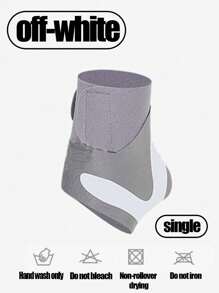 1 对透气可调节踝关节支撑支架，压缩踝关节保护器，用于运动踝关节保护，防止受伤，足部恢复，适用于跑步、散步、足部康复 - 彩色 - 查看 6