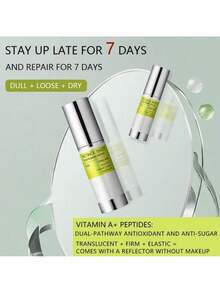 The Vita A Retinol Shot Tightening Serum | With Pure Vitamin A Retinol, Peptide, Pore Minimizer, Wrinkles & Fine Lines, Firmer Skin, Anti-Aging, Skin Smoothing - 彩色 - 查看 7