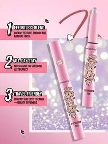 MISSLYN Smooth Eye Shadow Pencil, Eye Shadow Pencil, Eye Shadow Pencil, Highlighter Eye Shadow Pencil, Colored Eye Shadow Pencil, Shimmery Eye Shadow Stick, Waterproof Highlighter Eye Shadow Pencil, Colorful Eye Makeup, Long-Lasting Smudge-Proof Eye Shadow Pencil, Shimmery Eye Makeup, Creamy Eye Shadow Pencil, Brand Cosmetics - #3 Color Shimmer - 查看 3