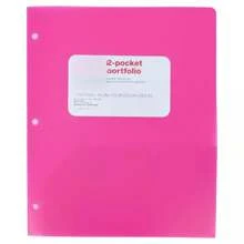 2 Pocket Plastic Folder - Black - 黑色 - 查看 5