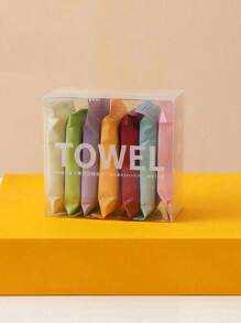 A Pack Of 14 Pieces Compressed Disposable Washcloths Travel Portable Facial Cleansing Towel Thickened Wet And Dry Dual-Use Travel Essentials Travel Accessories Compact And Portable Honeymoon Use Compressed Disposable Washcloths Travel Portable Facial Cleansing Towel Travel Holiday Essentials,Disposable Compressed Face Towel, Expanding To About 24cm*30cm When Exposed To Water.