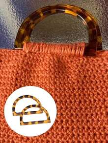 2/4件装梯形和半圆形DIY装饰包带,豹纹D形包带,仿豹纹梯形包带,扁平树脂手提包带,适用于礼盒、钱包、钩编和编织工艺品、DIY手提包制作,是送给爱人、亲戚、朋友、同学、同事、老师的绝佳礼物。 - 彩色 - 查看 7