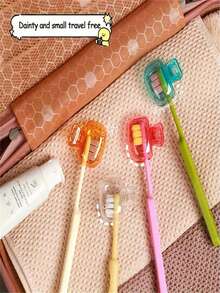 Etui na szczoteczkę do zębów, plastikowa osłona na szczoteczkę podróżną, uchwyt na szczoteczkę podróżną/domową, przenośny pyłoszczelny futerał ochronny na szczoteczkę podróżną, pudełko do przechowywania, przenośna główka szczoteczki ochronna na klips, uchwyt na szczoteczkę podróżną/domową do akademika, przenośny pyłoszczelny futerał ochronny na szczoteczkę podróżną, pudełko do przechowywania, przenośna główka szczoteczki ochronna na klips