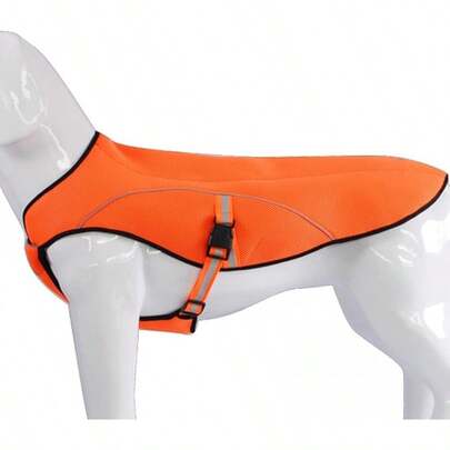 Chaleco refrigerante para perros SGODA Chaqueta refrigerante Naranja Grande