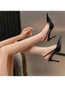 Women Pumps - 銀色升級版9厘米 - 查看 7