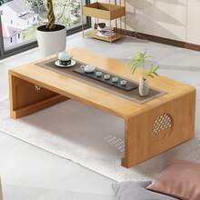 Folding Coffee Table, Foldable Japanese Style Floor Table, Tea Table, Living Room, Dining Room, Tea Room, Tatami, Home Decoration, Folding Coffee Table Outdoor,Folding Coffee Tables For Small Spaces - 原色 - 查看 3