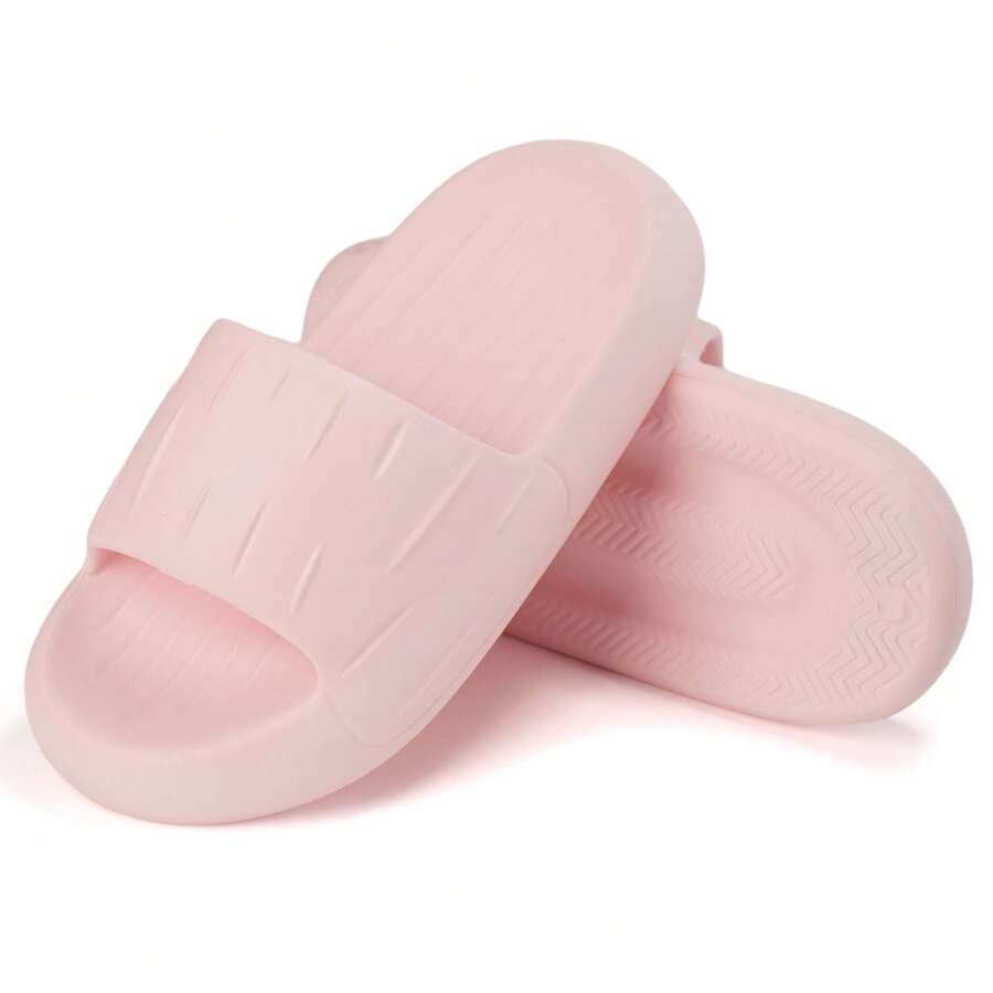 Klippehop Slippers For Men And Women, Summer, Cozislides, Original Super Soft Cloud Shoes, Sandals, Non-Slip Bathing Shoes, Comfortable Slide Slippers - 粉色 - 查看 1