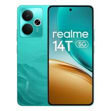 Realme 14T 5G 智慧型手機 8GB+256GB，6.67 吋 OLED 120Hz 螢幕，5000 萬像素後置相機，6000mAh 大電池，聯發科 Dimensity 6300，8 核心手機，全球版，不含充電器 - 綠色 - 查看 3