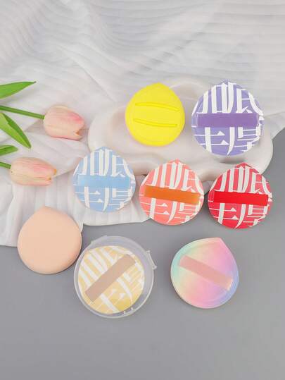 1/2/5/6/10pcs Hydrophilic Polyurethane Makeup Sponge Set, Soft Powder Puff, Suitable For Face, Foundation And Concealer Blending Tool, Multi-Functional Dry/Wet Use, Unisex, Makeup, Cheap, Room Decor, Vanity, Travel, Bedroom, Makeup Accessories, Puff, Makeup Blender, Powder Puff, Makeup Sponge,Cheap,Stocking Stuffers,Makeup,Makeup Tools,Cheap Stuff,Gifts,Gifts For Women,Christmas Gifts,Giveaways,Travel,Cheap Stuff,Travel Essential