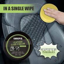 Universal PU Leather Care Cream, Suitable For Car Seats, Bags, Sofas - PU Leather Conditioner And Repair Paste, Long-Lasting Shine And Protection - Multicolor - View 10