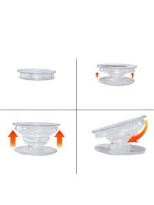 1pc 360° Rotatable Slouchy Phone Holder, Adjustable Angle Stand For Bedside And Desk, Suitable For Phones Under 200g - 彩色 - 查看 14