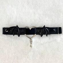 1pc Punk Demon Wings Leg Loops Thigh Bands Spice Subculture Dark Stretch Leg Loops Leg Ornaments For Men And Women