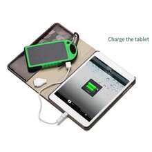 1pc 20000mAh Portable Solar Cell Phone Battery Charger, With Flashlight/USB/Type-C/Micro Interface/Compass, Suitable For IPhone/Android Mobile Digital Electronic Devices, Gift Customization, Outdoor Emergency Power Backup Pack - Multicolor - View 4