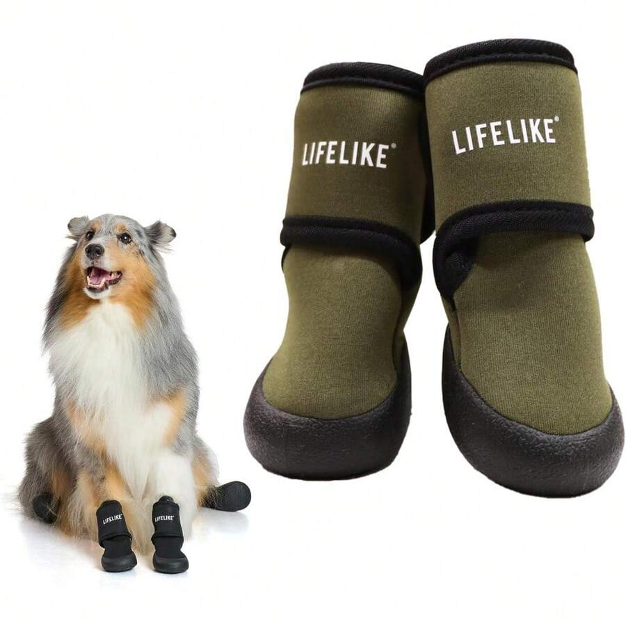 Pet Shoes & Boots - 卡其色 - 查看 1