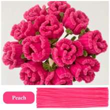 超值装 100 件 DIY 管道清洁器散装(含教程视频)、61 色加密雪尼尔杆、工艺品管道清洁器、管道清洁器工艺品艺术和工艺装饰雪尼尔杆用品、绒球 - 彩色 - 查看 32