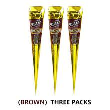 3/4pcs Henna Cream, Brown, Black, Henna Tattoo Cream, Temporary Tattoo, Henna Tattoo Cream Semi-Permanent - Nhiều màu - Xem 12