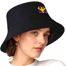 Relaxed Letter & Graphic Print Omega Psi Phi Fraternity Omega Letter Hand Sign Selected Fun DIY Rich Patterns And And Versatile Halloween Christmas No Ponytail Bucket Hat - Stylish Unisex Streetwear Fisherman Sun Hat For Outdoor Adventures, Travel, Vacations & Beach Days - A - Xem 5
