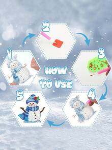 12 chaveiros com pintura de diamante de boneco de neve, enfeites pendentes com pintura de diamante 5D DIY, decoração de Natal e artesanato doméstico