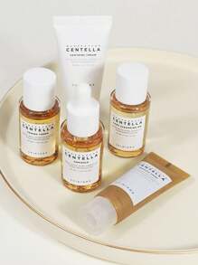 SKIN1004 马达加斯加积雪草旅行套装，轻盈乳液质地，舒缓霜，卸妆油，安瓶洁面泡沫，基础护肤盒，小巧便携，礼盒装，韩国化妆品，30毫升/1.01液盎司*4 + 20毫升/0.67液盎司 - Travel Kit. - 查看 10