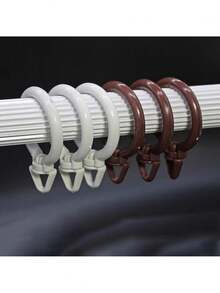 Hanging Rings, Curtain Buckles, Silent Roman Rod Rings, Curtain Rods, Curtain Accessories, Hooks - Multicolor - View 3