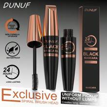 Waterproof Fiber Lash Mascara For Thick, Curly Eyelashes Long-Lasting Black Formula Ideal Valentine's Gift For Women Makeup Essential Voluminous Lashes Longlasting Formula