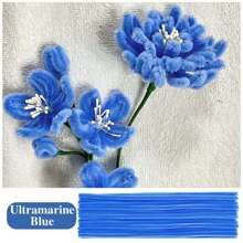 超值装 100 件 DIY 管道清洁器散装(含教程视频)、61 色加密雪尼尔杆、工艺品管道清洁器、管道清洁器工艺品艺术和工艺装饰雪尼尔杆用品、绒球 - 彩色 - 查看 33