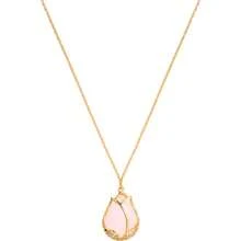 Tulip Dream Crystal Necklace For Women Casual Fashion Collarbone Chain New Noble Elegant Unique Inlaid Diamond Choker - 粉色 - 查看 5