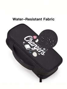 1pc Electronic Accessories Travel Organizer Bag, Multi-Layer Digital Storage Pouch With Zipper Closure, Portable Electronics Accessories Organizer Suitable For Charging Cables, External Hard Drive And Power Bank, Ideal For Business Travelers, Digital Nomads, Students And Tech Enthusiasts, External Hard Drive Travel Case (Zipper Color Random) - Multicolor - View 8