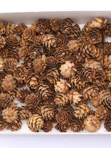 100/50/30/10 Peças Pinhas Artificiais, Pinhas Decorativas Miniatura Convenientes para Feriados de Outono/Inverno, Pinhas Falsas Realistas para Coroa de Natal, Decoração de Casa, Decoração de Pinhas em Estilo Rústico e Campestre - Tamanhos Grande, Médio e Mini, Adequadas para Mesas, Árvores, Decoração de Casa, Artesanato de Natal DIY, Decoração de Quarto de Outono, Decoração Doméstica de Plantas Falsas, Decoração de Quarto de Natal