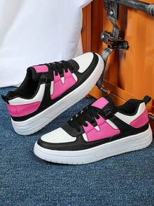 Zapatos casuales para hombre, multicolor, de malla transpirable, adecuados para vacaciones, viajes diarios, patinaje. Zapatillas deportivas de calle con cordones y parte superior baja