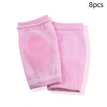 2只装肘部保湿护套，肘部凝胶护跟袜，肘垫，适用于SPA保湿，滋养干燥皲裂肌肤 - 粉色 - 查看 10