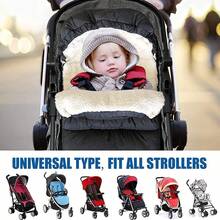 Waterproof Thickened Universal Warm Sleeping Bag, Stroller Foot Cover, Stroller Warmer Sleeping Bag, Winter Cold-Proof Stroller Cover