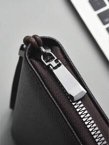 Men's Wallet, Fashion Large Capacity Multi-Card Slots Casual Long Zipper Phone Pouch Clutch Bag - Multicolor - View 11